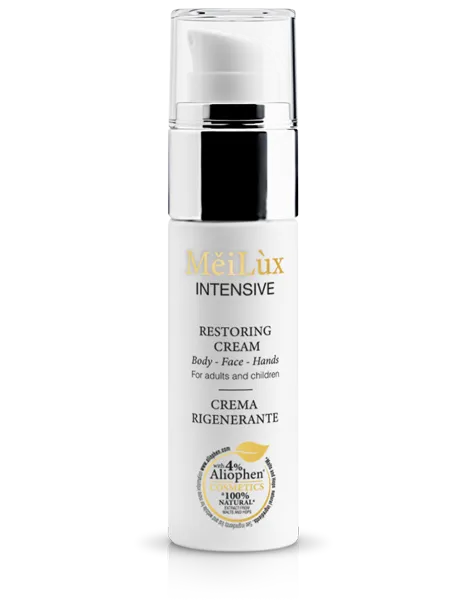 Crema viso corpo mani per pelli sensibili con Aliophen 4%